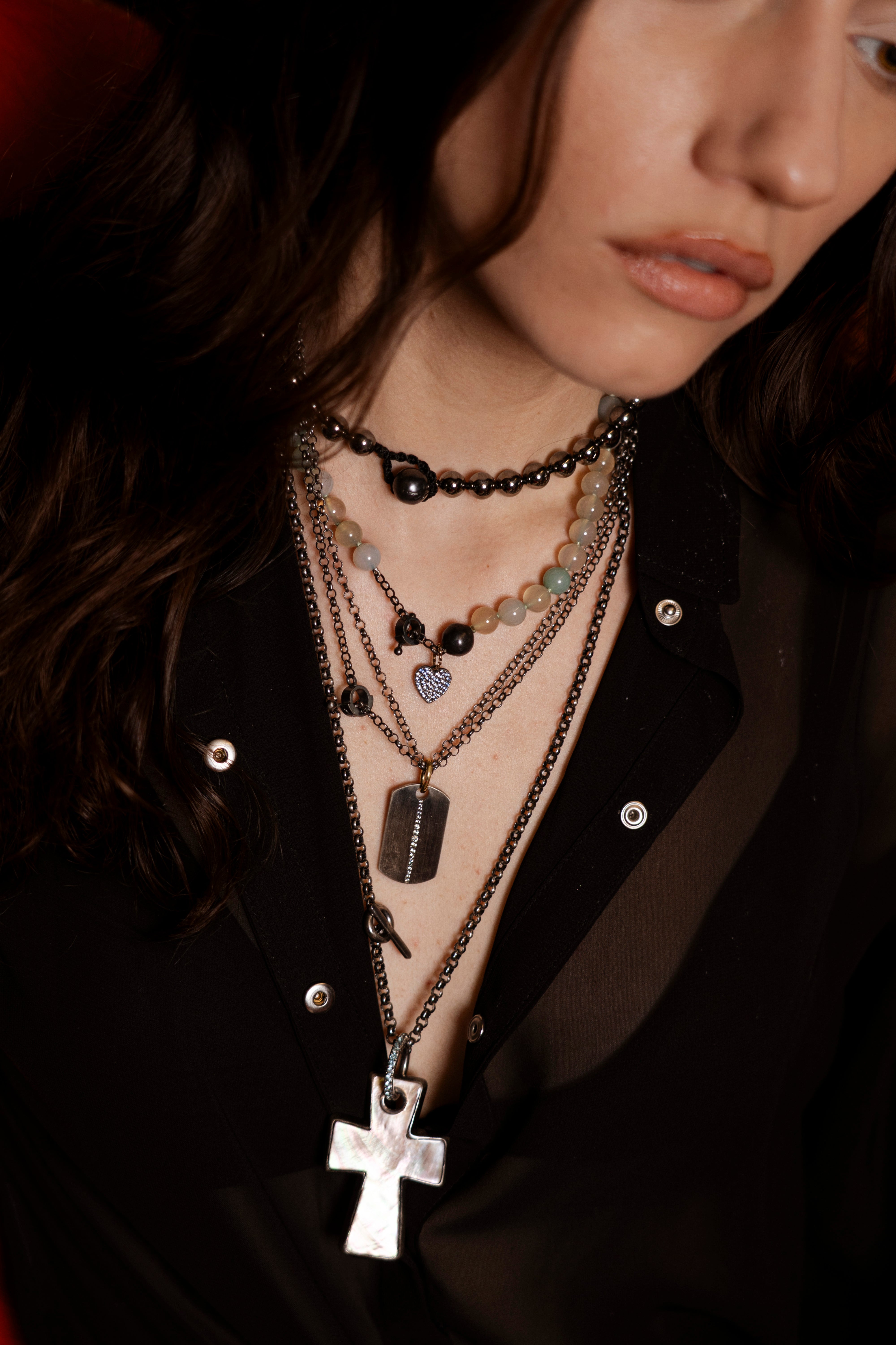 Mother of Pearl block Cross