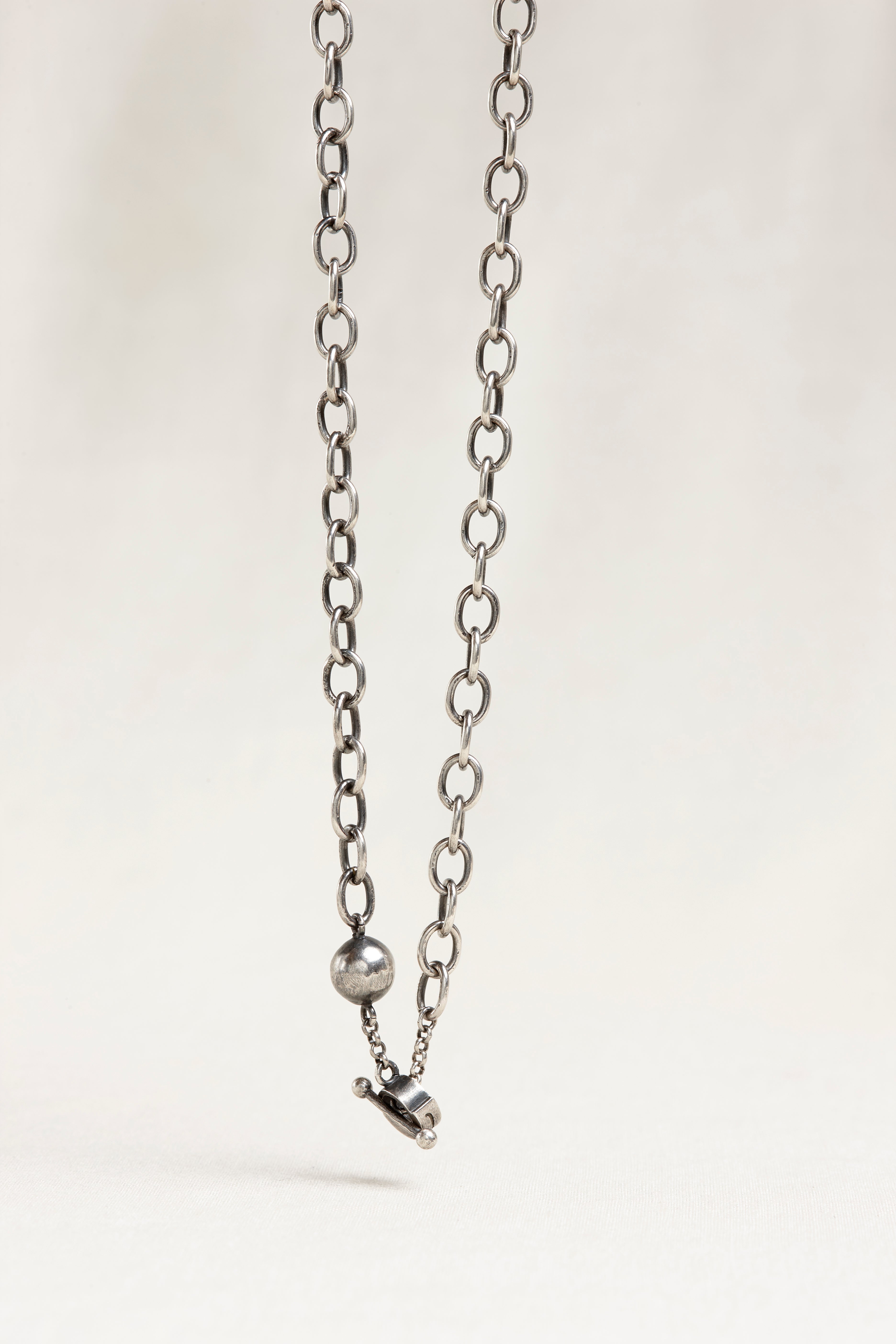 Oval Links 8mm Handmade Big Lock