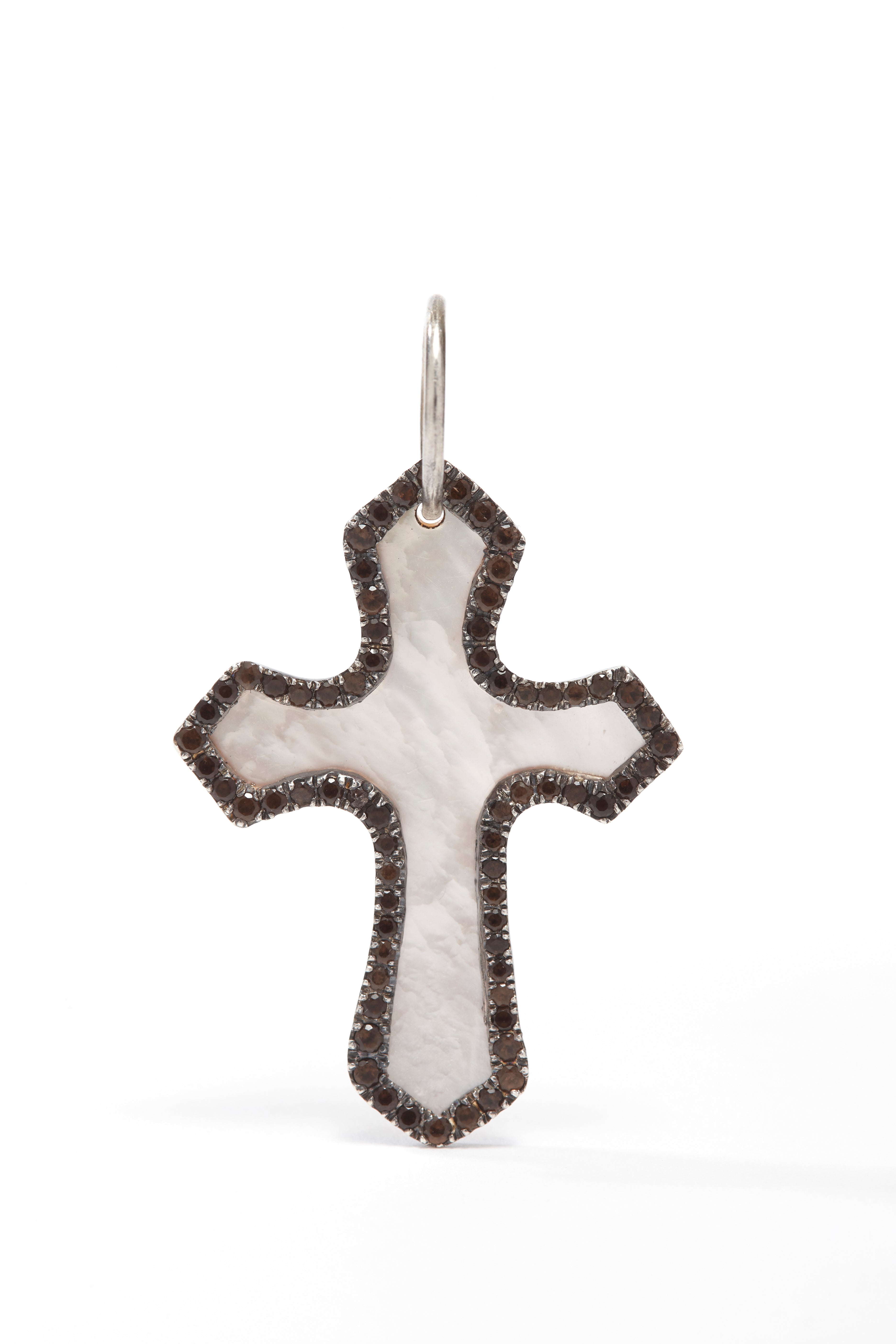 Mother of Pearl Frame Cross