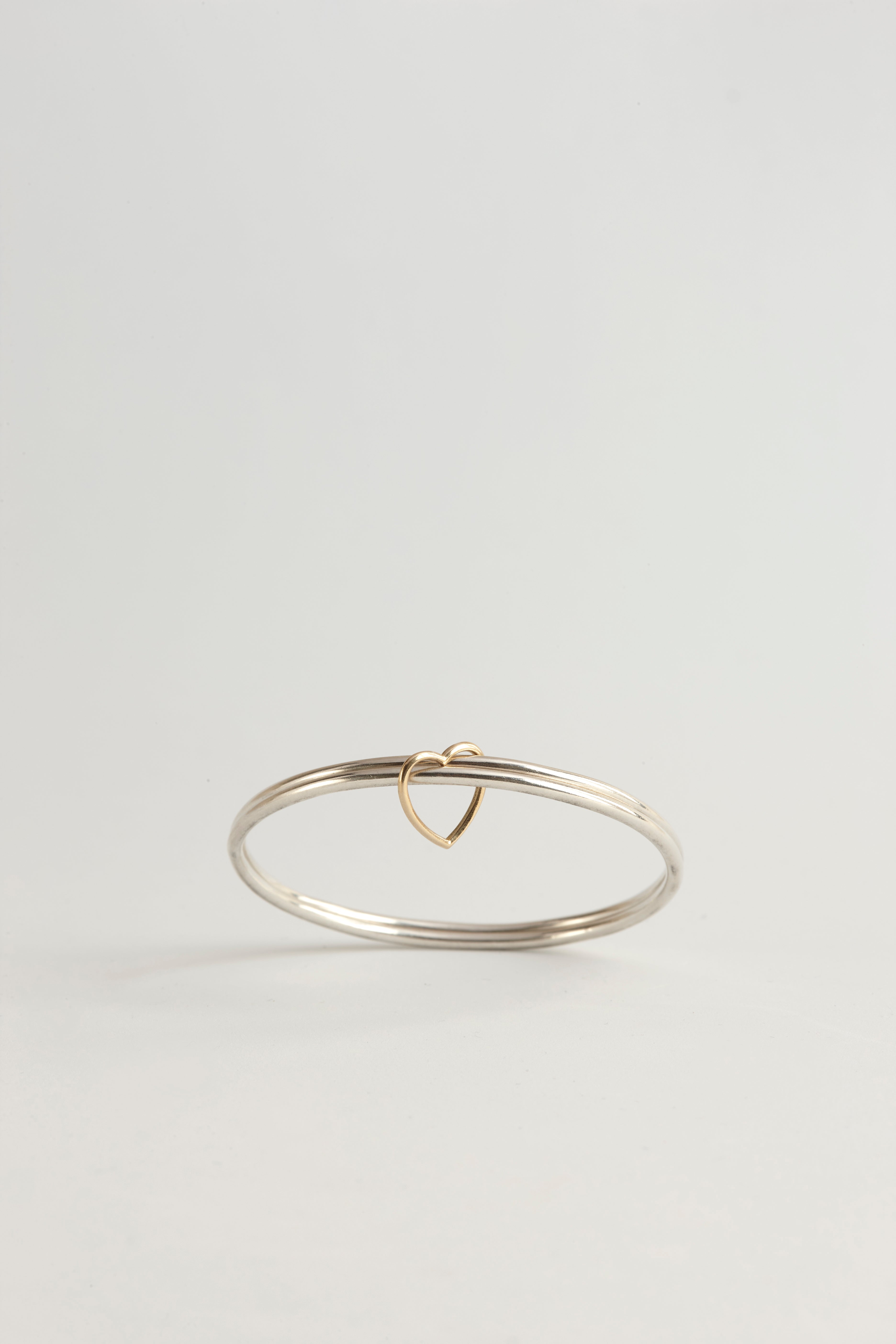 Together Bangles - Heart Charm