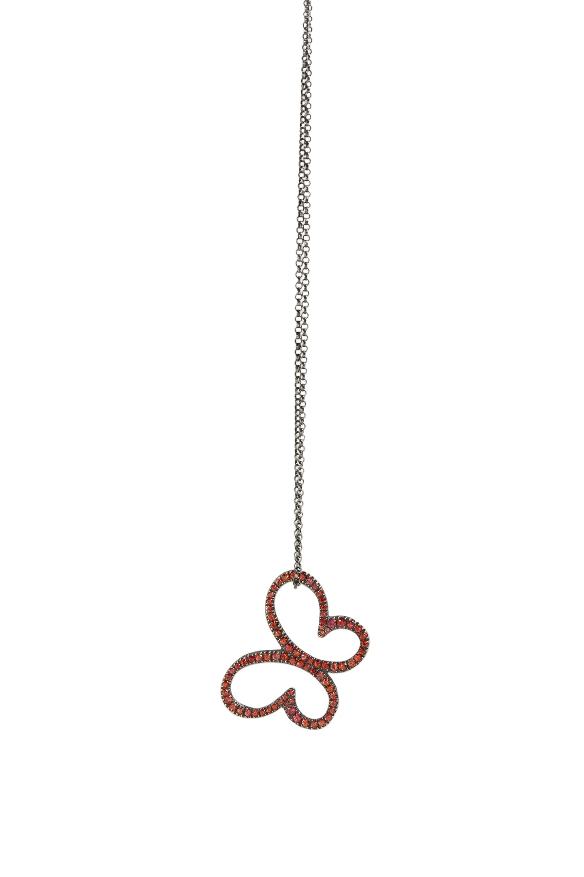 Necklace with a unique pendant on a light gray background